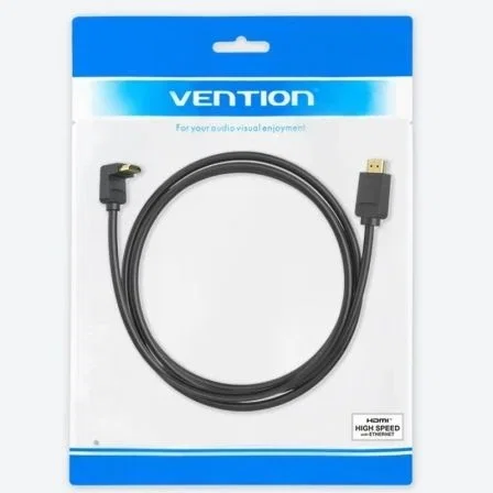 Vention Cable HDMI 2.0 4K@60Hz Acodado 270° Macho a Macho 1m Negro